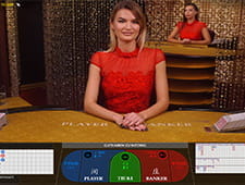 Auch bei Baccarat von Evolution Gaming gibt es Varianten wie Baccarat Squeeze und Baccarat Control Squeeze.