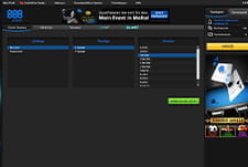 Die Auswahl der Cash Games bei 888 Poker.