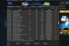 Übersicht über die aktuellen Pokerturniere bei 888.