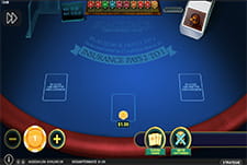 American Blackjack von Pragmatic Play im Mozzart Casino.