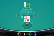 Der Atlantic City Blackjack Tisch im WestCasino.