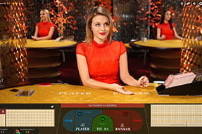 Baccarat kann man natürlich ebenfalls bei Mr Green in Echtzeit spielen.