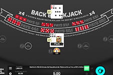 Das Kartenspiel Back Blackjack von Golden Rock Studios.