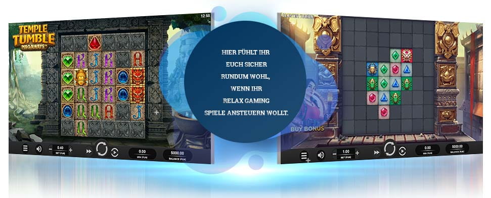 Hier fühlt ihr euch sicher rundum wohl, wenn ihr Relax Gaming Spiele ansteuern wollt.