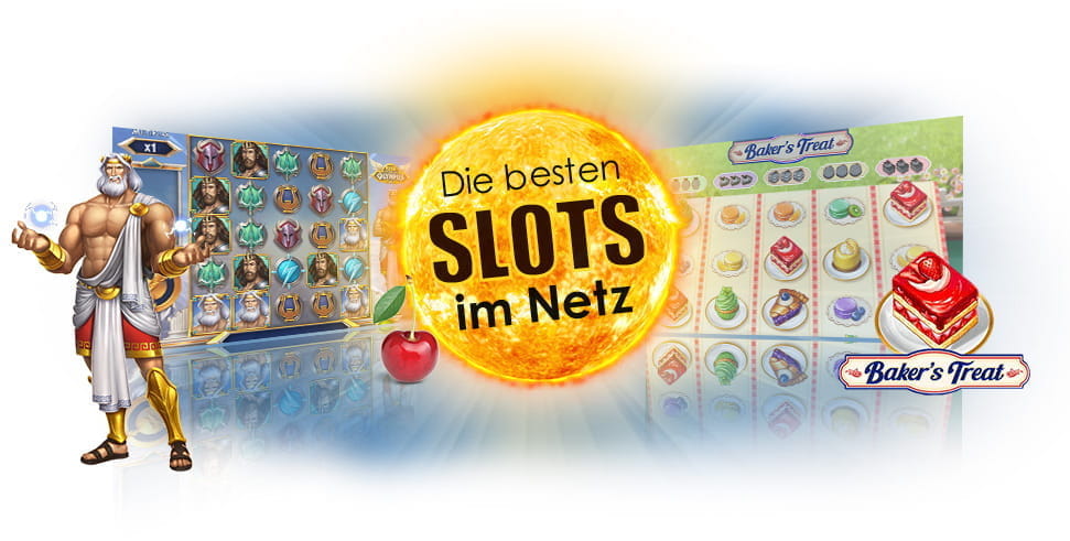 Eine Collage bestehend aus Elementen verschiedener Online Spielautomaten des Herstellers Play'n GO.