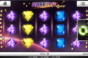 Der bekannte Starburst Automat von NetEnt Touch