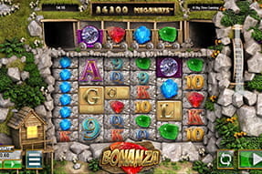 Das Bild zeigt den beliebten Slot Bonanza von Big Time Gaming.