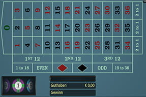 European Roulette in der Betway App