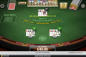 Die Switch Version von Blackjack bei der man die Karten tauschen kann