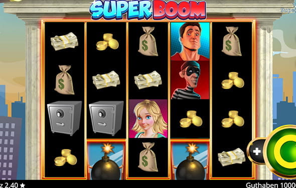 Der Super Boom Slot von Booming Games.