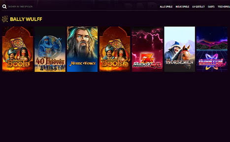 Die Slots im Bally Wulff.