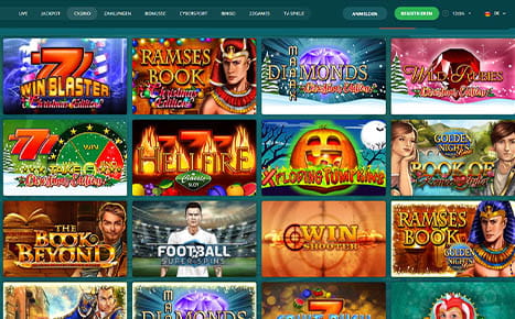 Spielautomaten-Beispiele im Gamomat Casino.