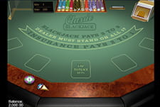 Das Kartenspiel Classic Blackjack Gold Series von Micrograming.