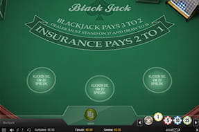 Das klassische Blackjack spielen, das geht bei Dunder.