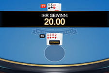 Das Tischspiel European Blackjack von Quickfire im Slotum Casino.