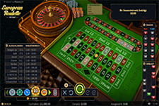 Das Kesselspiel European Roulette von Pragmatic Play im Mozzart.