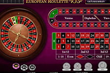 Der Spieltisch von European Blackjack Gold im Woopwin Casino.
