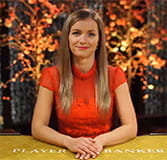 Diana dealt an den Live Baccarat Tischen bei DrückGlück