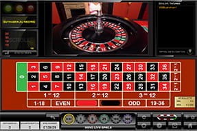 Live Roulette in der klassischen Ansicht von Evolution Gaming
