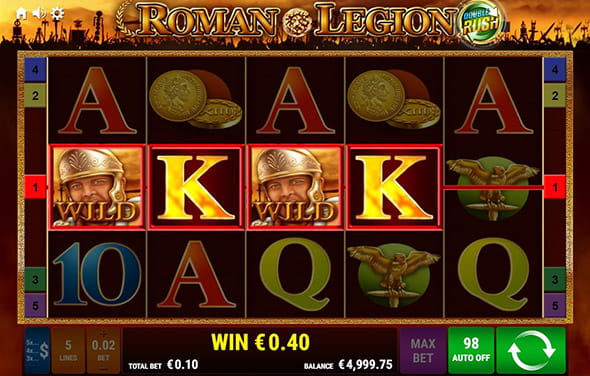 Der Slot Roman Legion Double Rush.