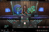 Das Live Casino Spiel Hi-Lo