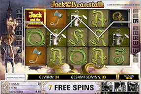 In der LeoVegas App findet ihr mit  Jack and the Beanstalk einen der beliebtesten NetEnt Spielautomaten