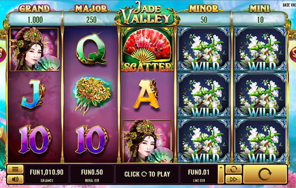 Der Slot Jade Valley von Platipus.