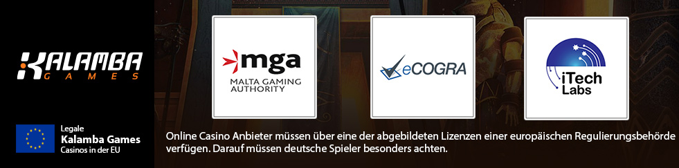 Die meisten Kalamba Games Casinos lassen sich als sicher bezeichnen.