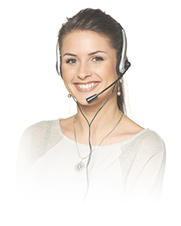 Eine Kundendienstmitarbeiterin in einem Blueprint Casino.