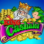 Das Logo des progressiven Spielautomaten King Cashalot von Microgaming.