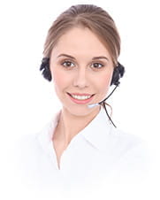 Eine Kundendienstmitarbeiterin in einem BF Games Casino.