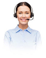 Beispielbild für einen Kundendienst-Mitarbeiter.