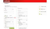 Das Anmeldeformular von Ladbrokes