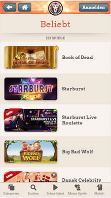 Die Übersicht der beliebtesten LeoVegas Mobile Spiele