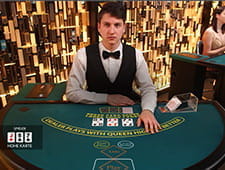 Three Card Poker im Live-Bereich von Casino Cruise