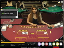 Vorschaubild MegaCasino Live Baccarat