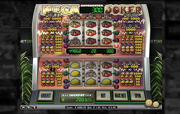 Das Mega Joker Automatenspiel von NetEnt mit dem höchsten RTP