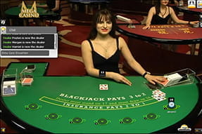 High Blackjack des Ruby Live Casinos von Xpro