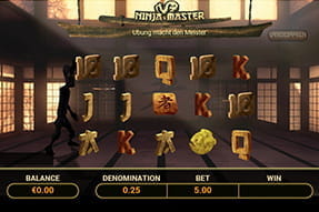 3D Spielautomat Ninja Master als Handy Game