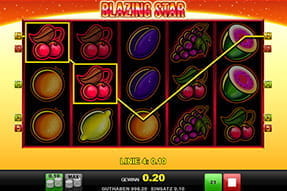 Den Merkur Klassiker Blazing Star könnt ihr bei LeoVegas auch mobil spielen