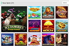 Im MoPlay Casino gibt es eine eigene Rubrik für die neuen Spiele auf der Seite.