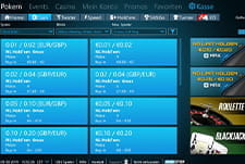 Die NetBet Poker Cash Games auf einen Blick.
