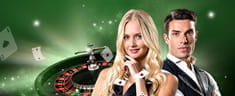 Ein Dealer im NetEnt Live Casino