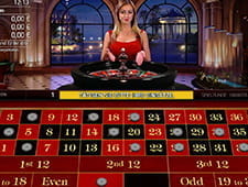 Spielszene beim Livestream Roulette von NetEnt im CherryCasino