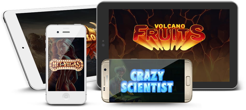 Die Slots des Herstellers NetGame dargestellt auf mobilen Endgeräten.