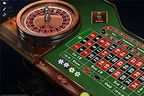 Eine Spielszene aus dem European Roulette