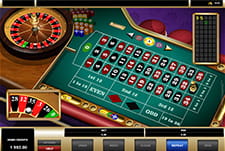 Der Kessel von European Roulette.