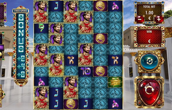 Der Spielautomat The King von Red Rake Gaming.