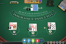 Single Deck Blackjack im Scatters Casino.