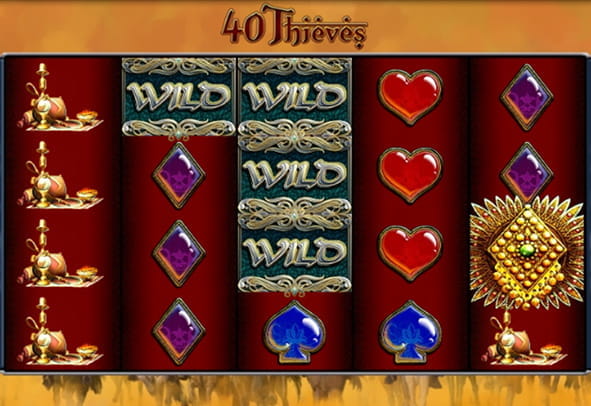 Eine kostenlose Demo-Version des 40 Thieves Slots.